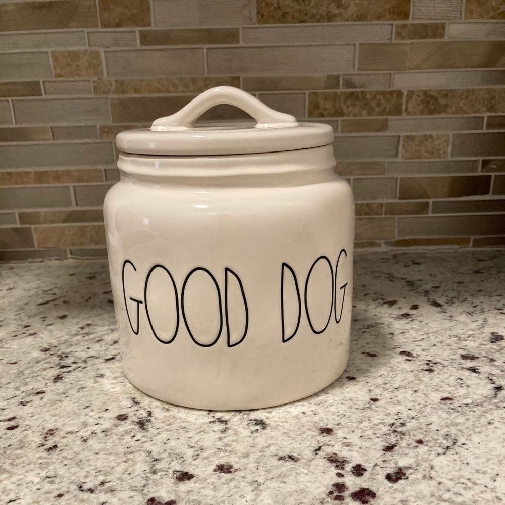 Rae dunn good dog canister